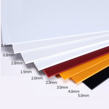 OCAN 0.9mm,1mm,1.2mm 4mm one side Textured Black ABS Plastic Sheet